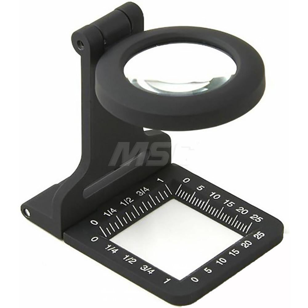 Carson Optical LT-80 Handheld Magnifiers Mount Type Stand Number Of Magnification Levels 1 Maximum Magnification 5x Focal Distance 2.5in Lens Material Glass Lens Diameter 1.2 in