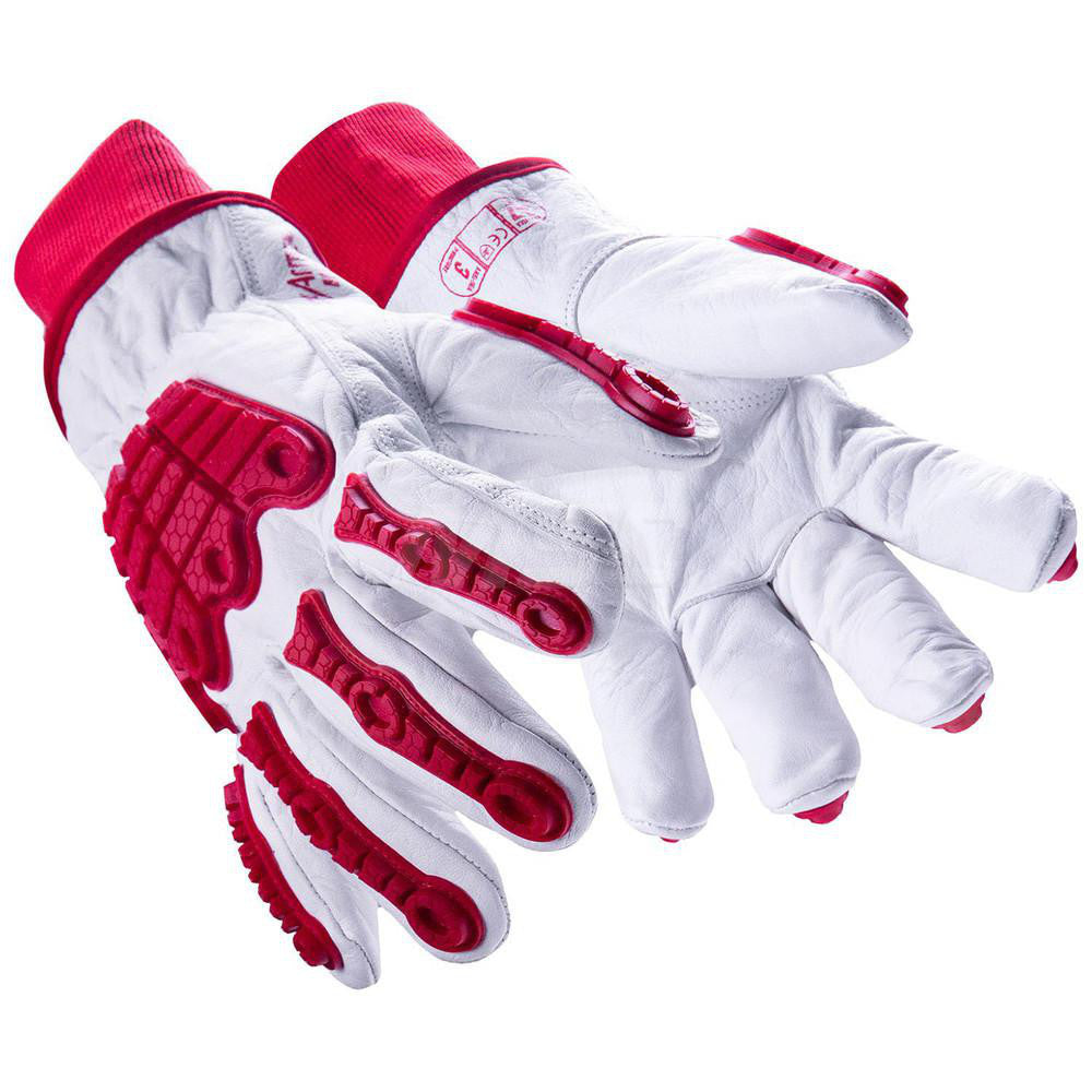 HexArmor 4067W-L (9) Cut & Puncture-Resistant & Impact-Resistant Gloves Size Large, ANSI Puncture 5, HPPE, Steel & Thinsulate Lined, HPPE, Steel, Thinsulate & Leather