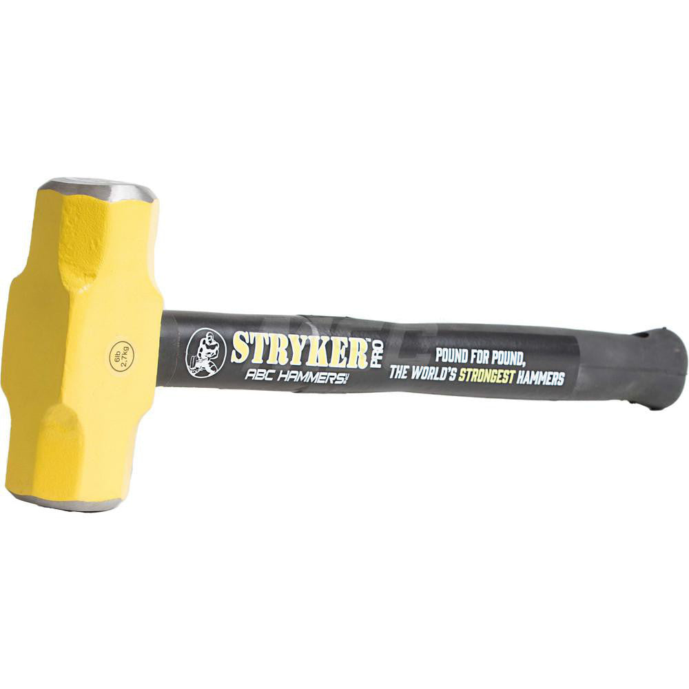 ABC Hammers PRO616S Sledge Hammer 6 lb Head, 2" Face Dia, 16" OAL