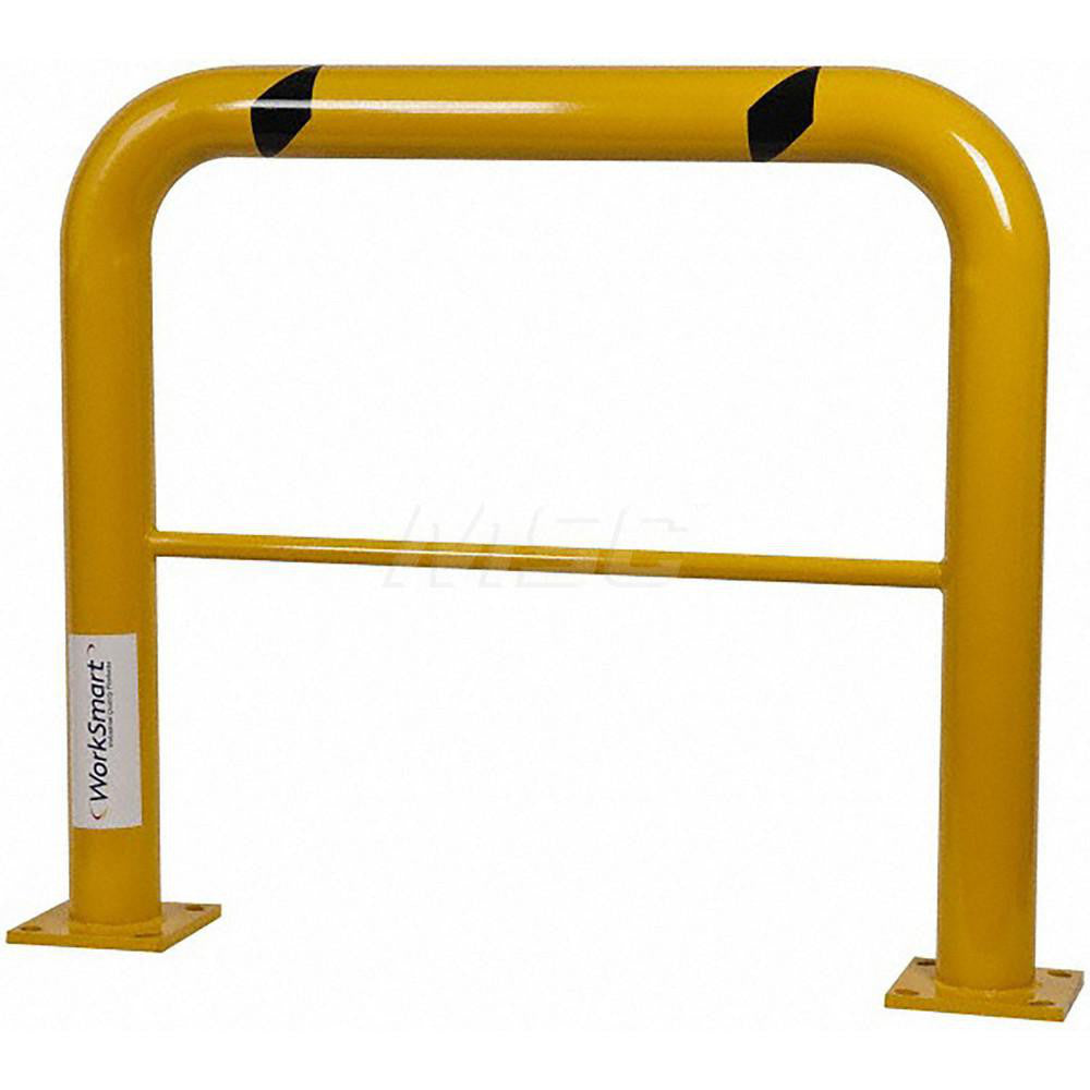 PRO-SAFE PS-42X48X4RK Machinery Guard Rail Yellow, Painted, Steel