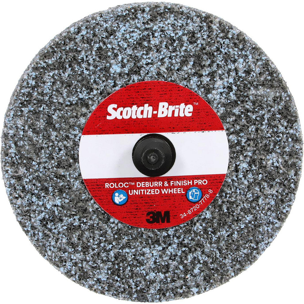 3M 7010329346 Deburring Wheel 3" Dia, 1/4" Face Width, N/A Silicon Carbide