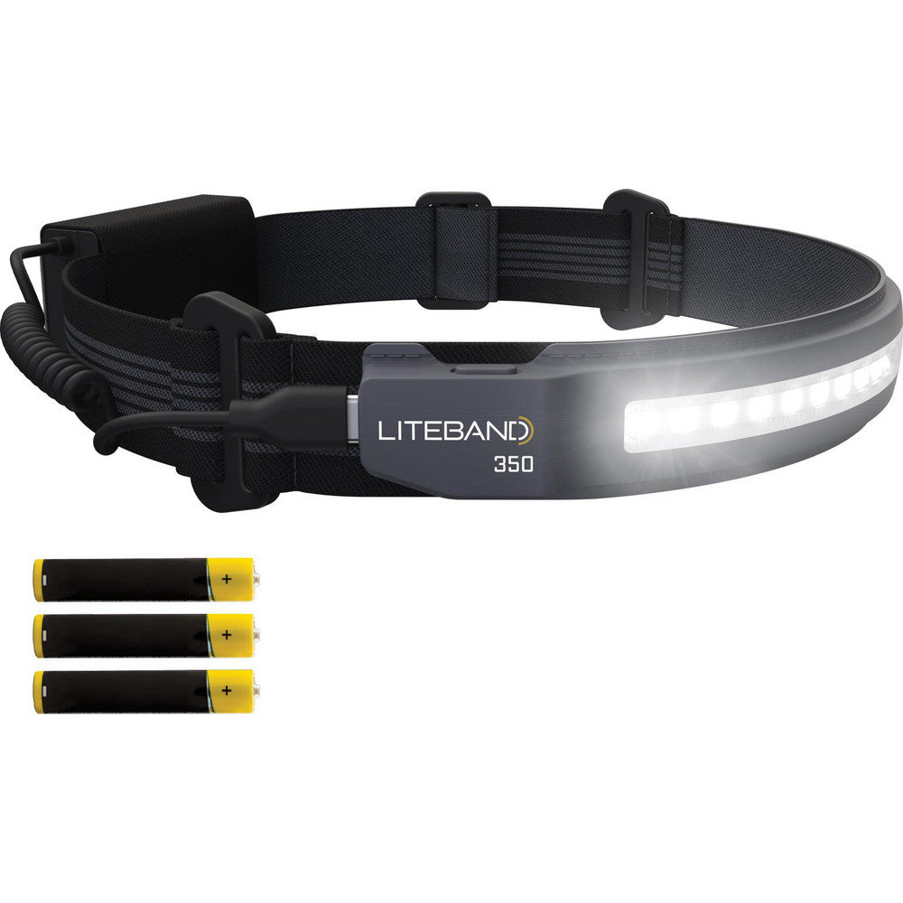 Liteband LBA350-AC Flashlights Flashlight Type Headlamps Light Output 350 Bulb Type LED Material Polymer Run Time 22 Beam Distance 25