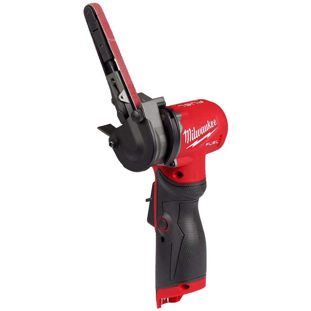 Milwaukee Tool 2483-20 Belt & Straight Line Sanders Batteries Included No Belt Length 13in Belt Width 0.375in Exhaust Location Bottom Battery Chemistry Lithium-ion Battery Series M12