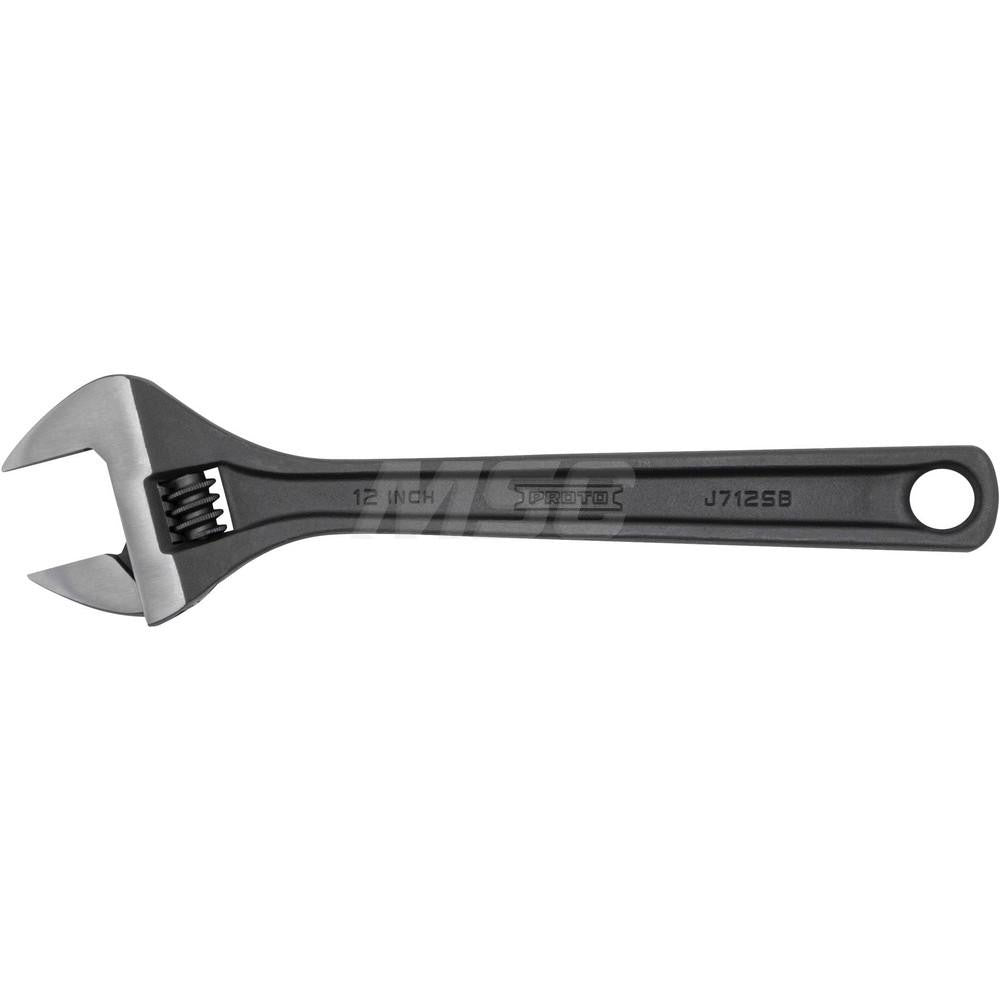 Proto J712SB Adjustable Wrench 12" OAL, 1-1/2" Jaw Capacity