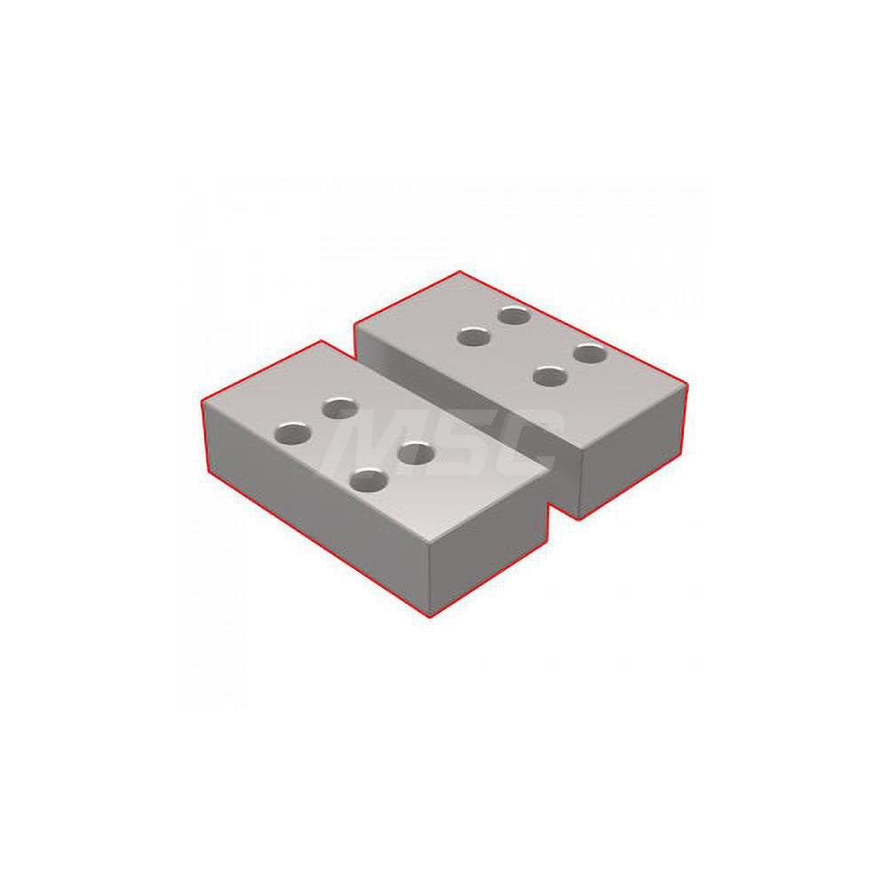 5th Axis VSJ52X Vise Jaw Sets Jaw Width (mm) 125.73 mm Jaw Width (Inch) 125.73 mm Set Type Standard Material Steel Vise Compatibility V510X Self-Centering Vises V562X Self-Centering Vises Jaw Height (mm) 62.23 mm Jaw Height (Decimal Inch) 62.23 mm Jaw Thi