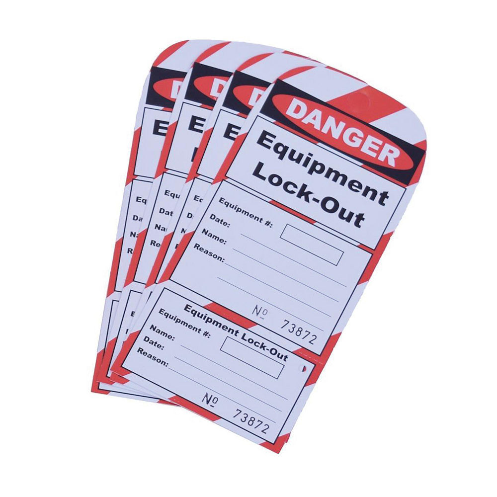 Ideal Warehouse Innovations Inc. 70-1186 Lockout & Do Not Operate Tag Rectangle, Paper