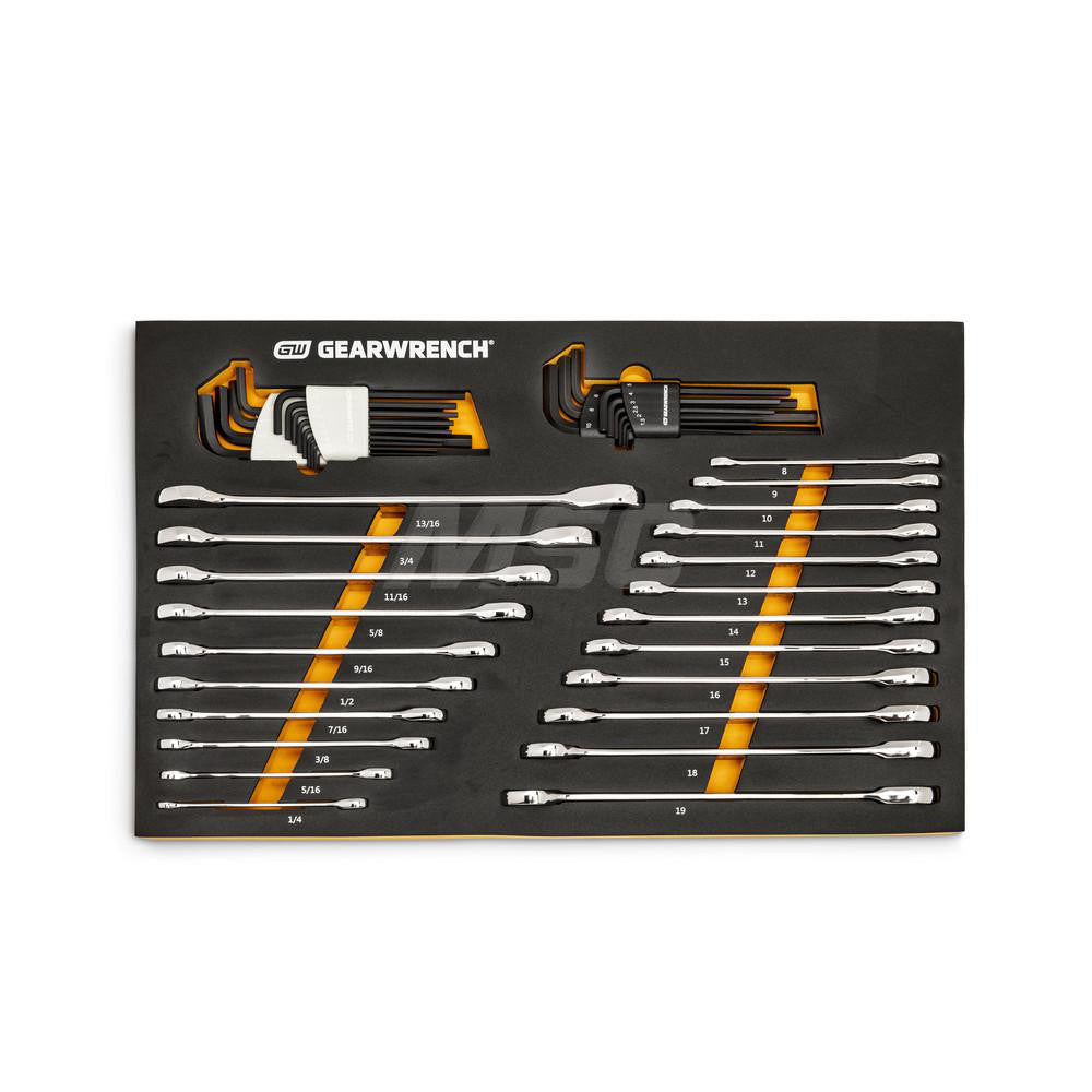 GEARWRENCH 86528 Combination Hand Tool Set 44 Pc, Mechanic's Tool Set