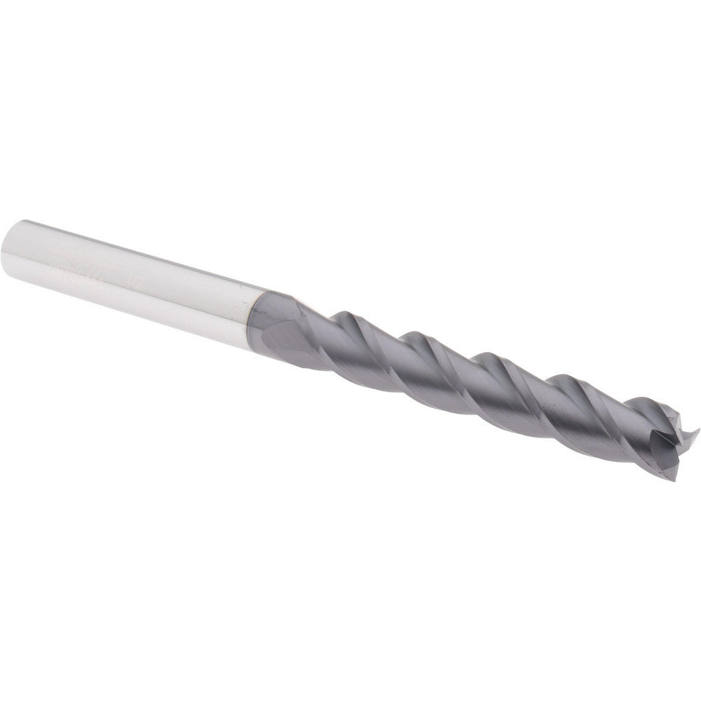 Accupro 29766441 Square End Mill 1/2" Dia, 3" LOC, 3 Flute, Solid Carbide