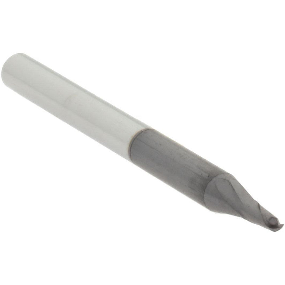 Accupro 29767464 Ball End Mill 0.063" Dia, 0.125" LOC, 2 Flute, Solid Carbide