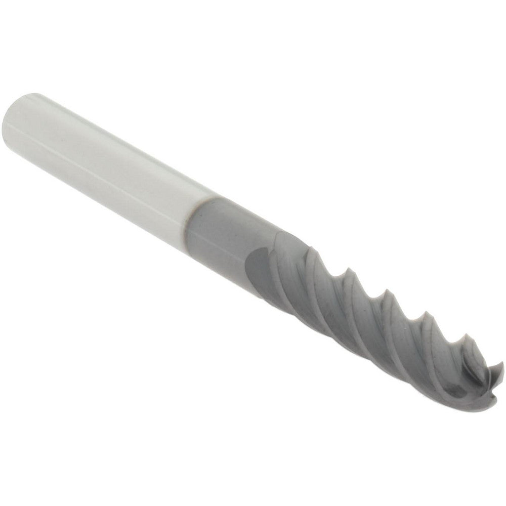 Accupro 29768595 Ball End Mill 0.25" Dia, 1.125" LOC, 4 Flute, Solid Carbide