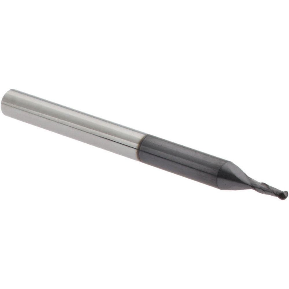 Accupro 29769064 Ball End Mill 0.047" Dia, 0.141" LOC, 2 Flute, Solid Carbide