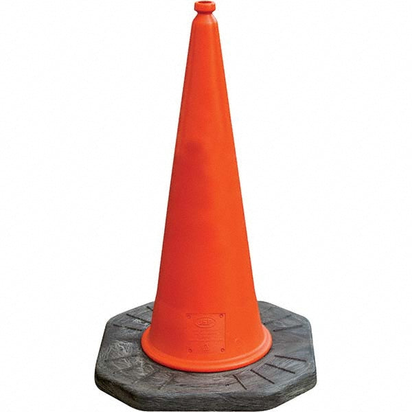 JSP Safety JBE070-040-630 Rigid Cone Polyethylene, 39" OAH, High-Visibility Orange