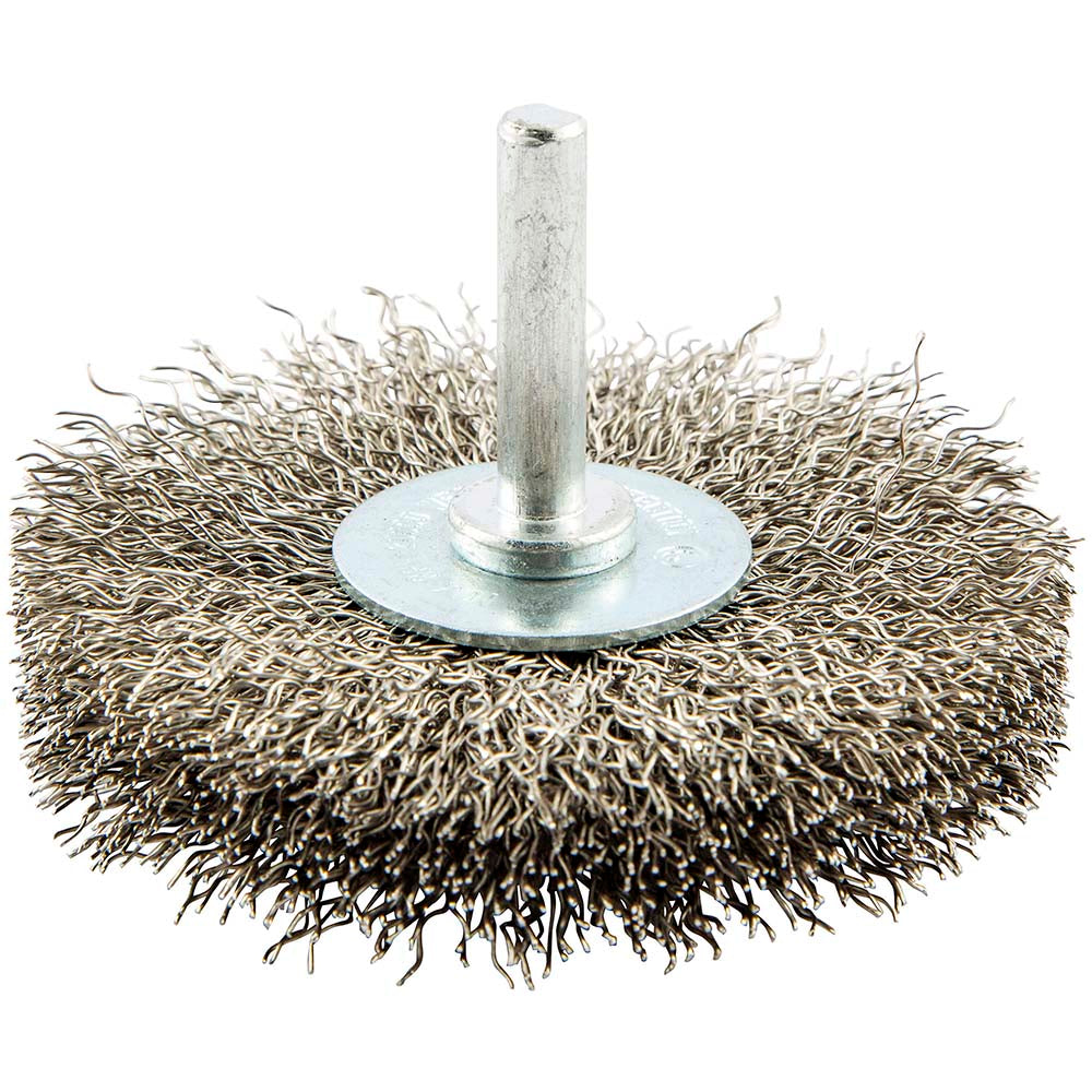 Norton 66252839048 Wheel Brush 3" Wheel Dia, Crimped