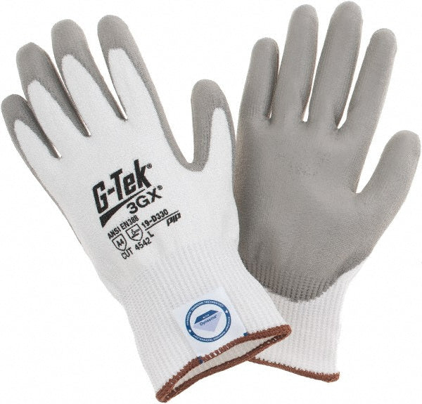 PIP 19-D330/L Cut, Puncture & Abrasion-Resistant Gloves G-Tek® 3GX® 19-D330, Size Large, ANSI Cut A4, ANSI Puncture 2, Polyurethane, Dyneema Diamond