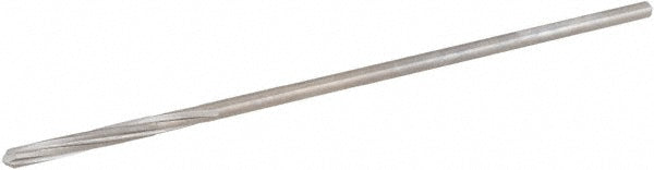 Hertel 2412062 Chucking Reamer 3/32" Dia, 3" OAL, 3/4" Flute Length, Spiral Flute, Straight-Cylindrical Shank, Cobalt Steel