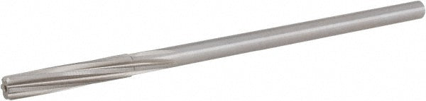 Hertel 2350171 Chucking Reamer 17/64" Dia, 6" OAL, 1-1/2" Flute Length, Spiral Flute, Straight-Cylindrical Shank, HSS