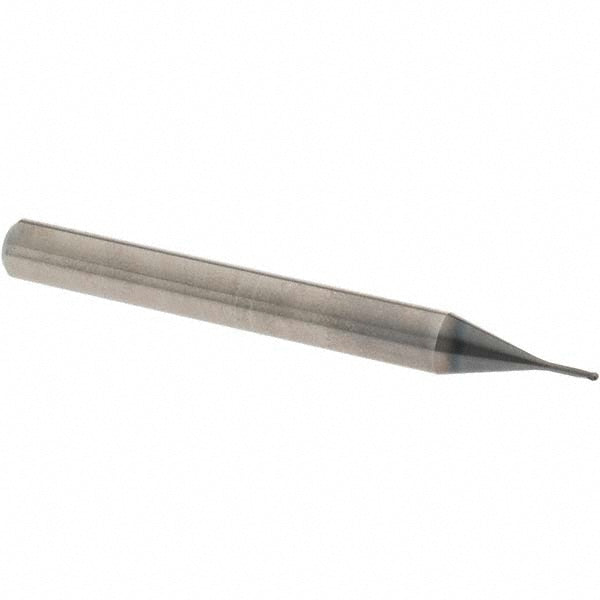 OSG 45130001 Ball End Mill 1.00 mm Dia, 0.70 mm LOC, 2 Flute, Solid Carbide