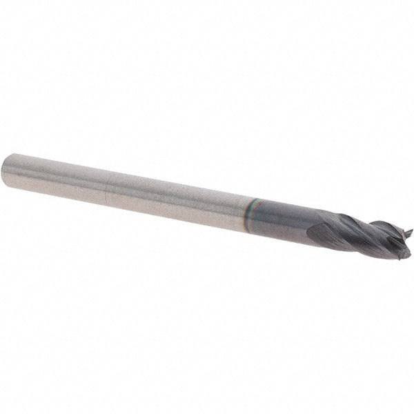 Data Flute Cnc 43677-85-D Square End Mill 1/8" Dia, 1/4" LOC, 4 Flute, Solid Carbide