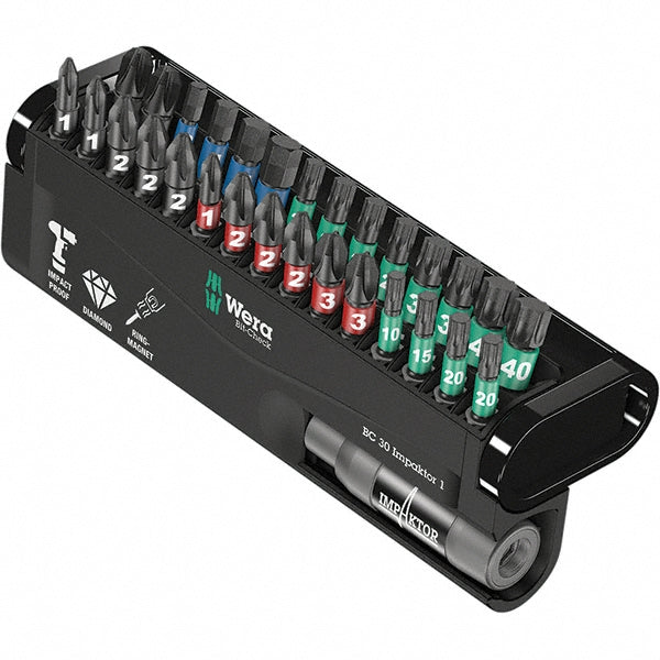 Wera 05057690001 30.0 & 30.0 Piece, Hex, Phillips & Torx
