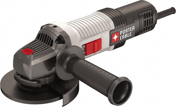 Porter-Cable PCEG011 Corded Angle Grinder 4" Wheel Dia, 12,000 RPM, 5/8-11 Spindle