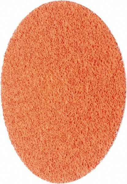 Norton 63642595480 Quick-Change Disc Speed-Lok TR, 3" Disc Dia, 50 Grit, Ceramic Alumina, Coated