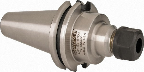 Parlec C40-16ERF300 Collet Chuck 0.5 to 10 mm Capacity, ER Collet, Taper Shank