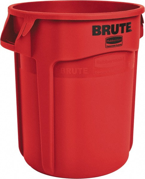 Rubbermaid FG262000RED Trash Can 20 gal, Round, Red