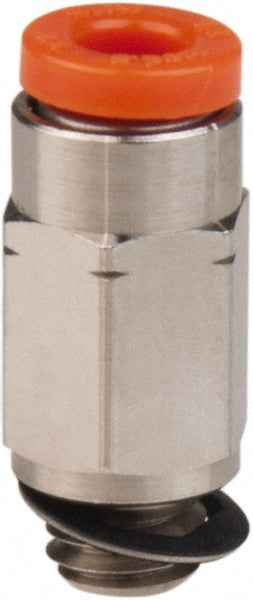SMC Pneumatics KQ2H07-32N Push-to-Connect Push-to-Connect Fitting Connector, #10-32 Thread, UNF, 1/4" OD