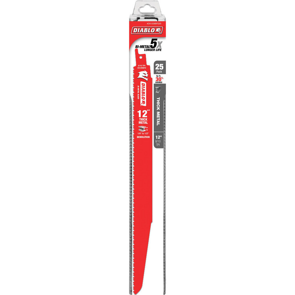 DIABLO DS1208BFD25 Reciprocating Saw Blade Bi-Metal