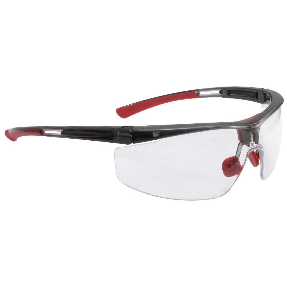 North T5900WTKHS Safety Glasses Glasses Style Clear Lens Coating Anti-Fog Frame Style Half-Framed Frame Design Wrap Around Lens Color Clear Frame Color Black
