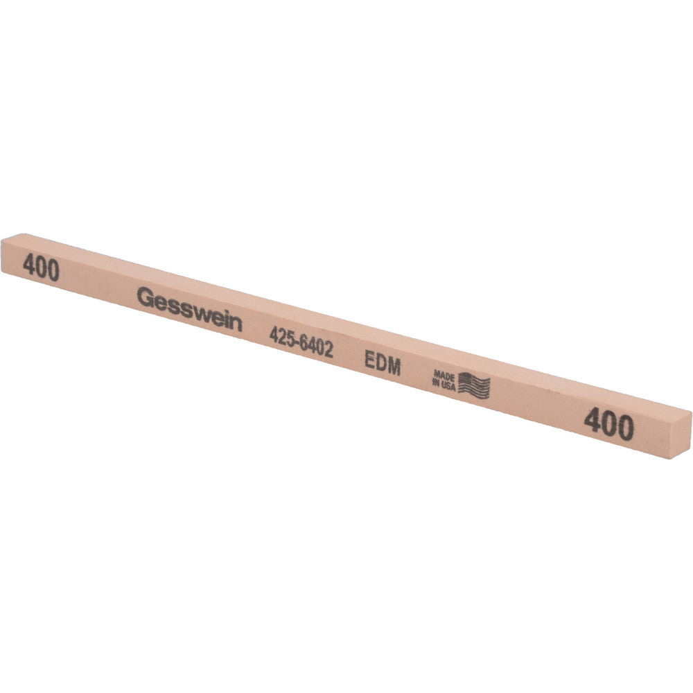 Value Collection 4256402 Square Polishing Stone Aluminum Oxide, 1/4" Wide, 1/4" Thick, 6" OAL