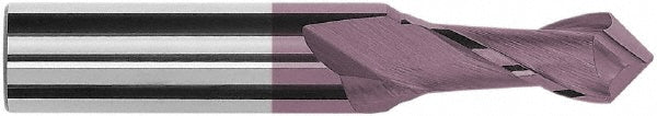 Magafor 888090H0635 Drill Mill 1/4" Dia, 2 Flutes, 90 ° Point, Solid Carbide