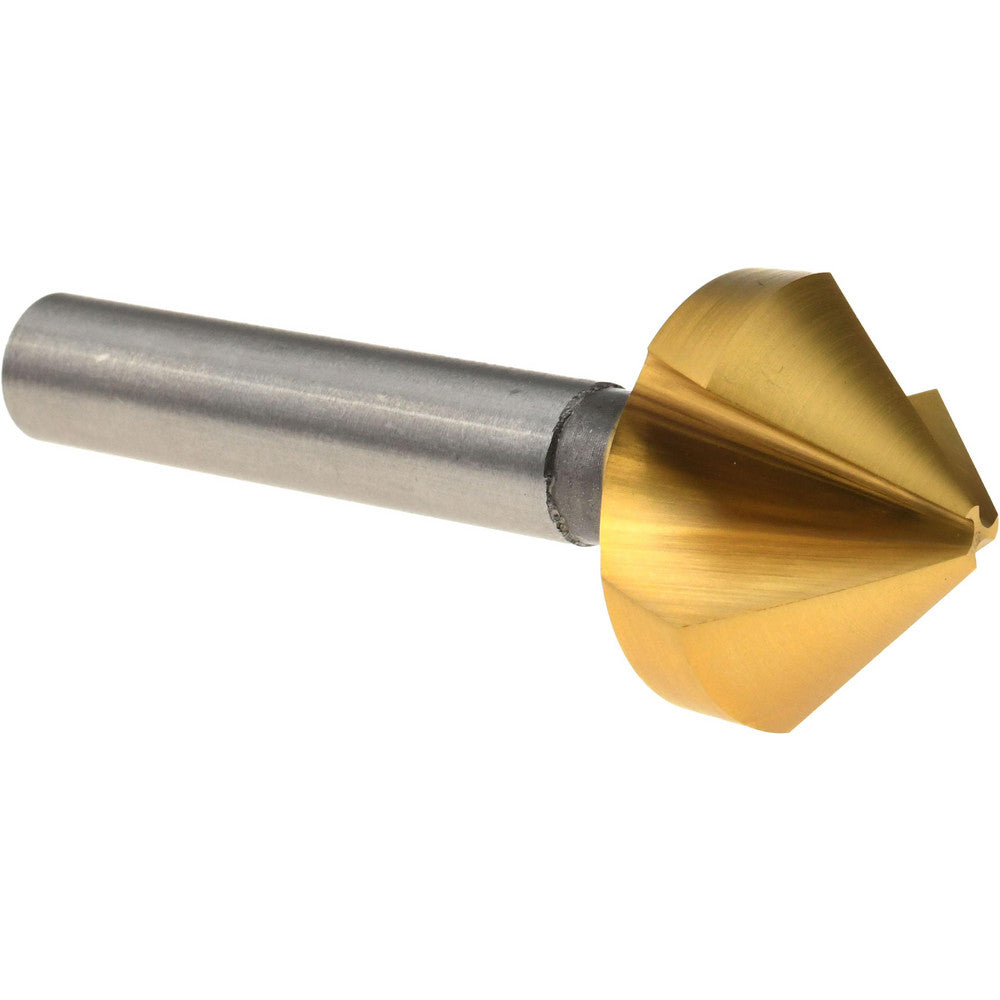 Magafor 84483125400 Countersink 1" Head Dia, 90.00 deg Included Angle, 3 Flute, Cobalt Steel, Right Hand Cut