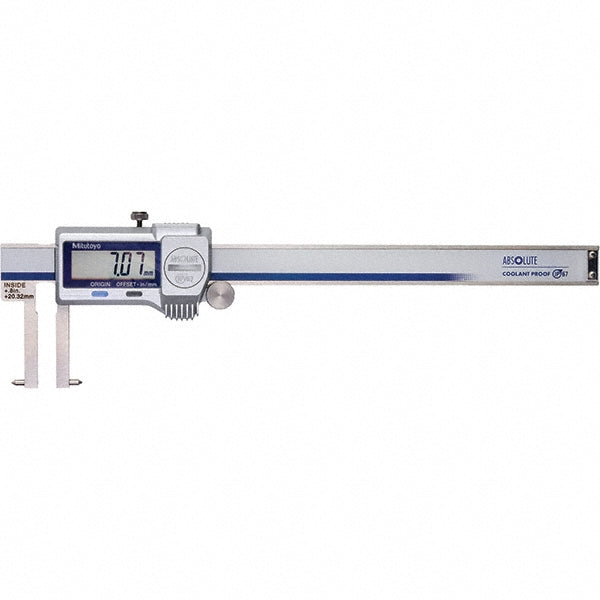 Mitutoyo 573-746-20 Electronic Caliper 150.00 mm, 6", 0.01 mm, 0.0005" Resolution, +/-0.05 mm, +/-0.0015" Accuracy, Data Output, Stainless Steel