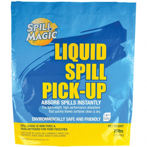 Spill Magic 97125 Sorbent 25 lb Bag, Granular Powder, Application Spill Containment