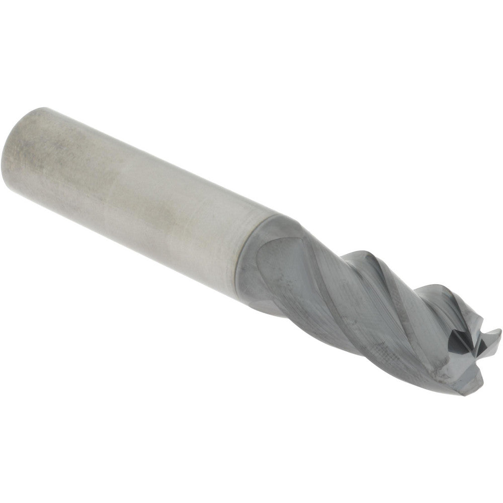 Accupro 310293 Corner Radius End Mill 1/2" Dia, 1" LOC, 38 deg Helix, Corner Radius End, Centercutting Series HS