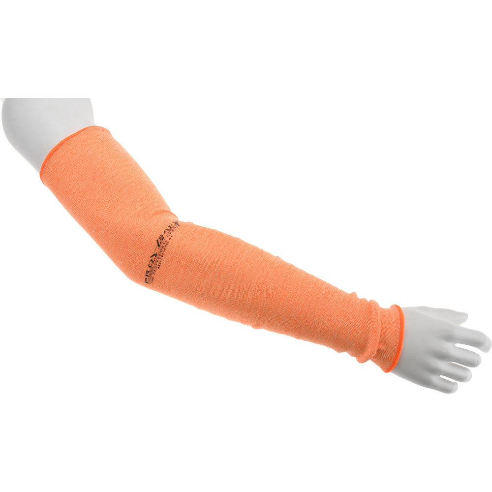 PRO-SAFE SLA-ULHVCM-24 Cut-Resistant Sleeves Size Universal, ATA, High-Visibility Orange, ANSI Cut A4