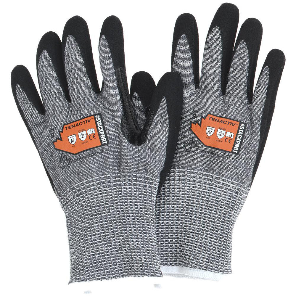 Superior Glove Works STACXPNRT-9 Cut, Puncture & Abrasion-Resistant Gloves Superior Glove Works STACXPNRT, Size Large, ANSI Cut A7, ANSI Puncture 4, Micropore Nitrile, Engineered Yarn