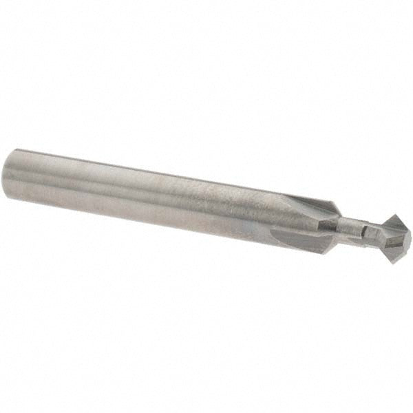 Accupro 31650682 Double Angle Milling Cutter 90 °, 1/4" Cut Dia, 1/8" Cut Width, 1/4" Shank Dia, Solid Carbide