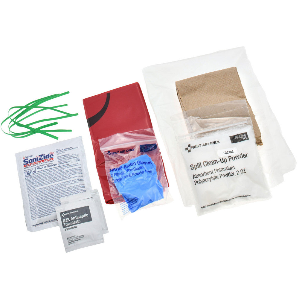 First Aid Only 21-760 Body Fluid Cleanup Container Type Biohazard Bag