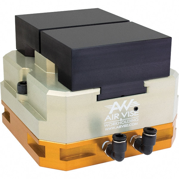 Air Vise Workholding AV-T-4 Self-Centering Vise 0.2000" Max Jaw Opening