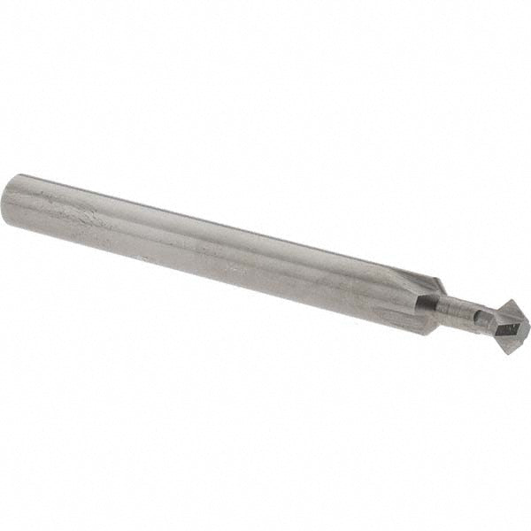 Accupro 31686918 Double Angle Milling Cutter 90 °, 3/16" Cut Dia, 0.093" Cut Width, 3/16" Shank Dia, Solid Carbide