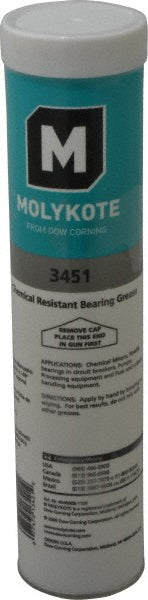 Dupont 0131849 High Temperature Grease 19.4 oz Cartridge, Fluorosilicone with Polytetrafluroethylene