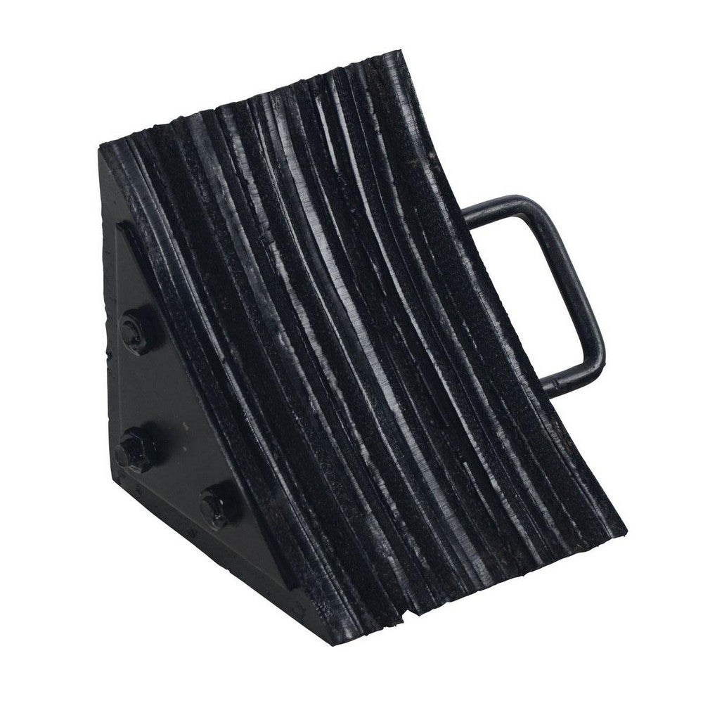 Vestil LWC-15 Rubber Wheel Chock 8" OAL