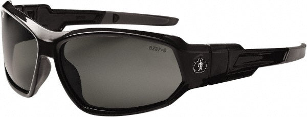 Ergodyne 56031 Safety Glasses Scratch-Resistant, Polycarbonate, Smoke Lenses, Full-Framed