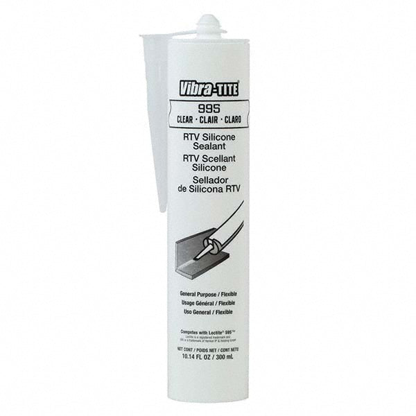 Vibra-Tite 99530 300 mL Cartridge, Clear RTV Silicone Sealant