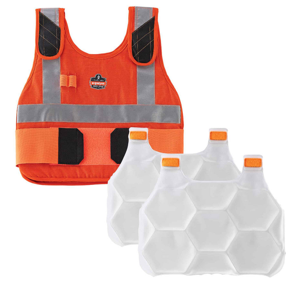 Ergodyne 12221 Size L/XL, Orange Cooling Vest