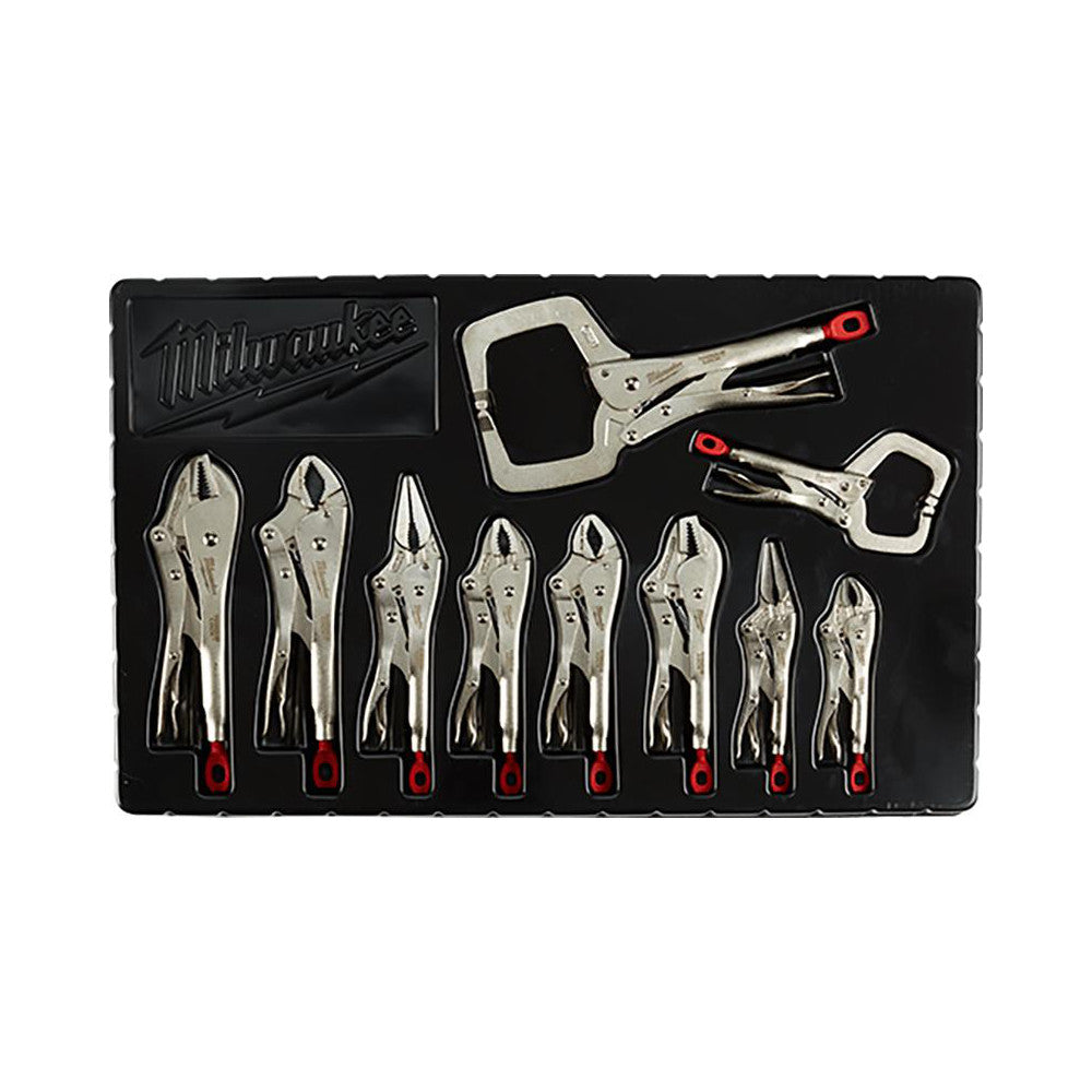 Milwaukee Tool 48-22-3690 Plier Set 10 Pc, Locking Pliers