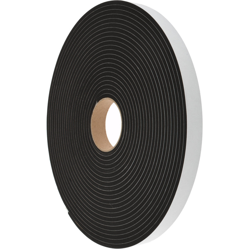 D.A.R. Industrial Prods. Inc. 31943707 Roll Closed Cell, Neoprene-Blend Spring Rubber, 1" Wide, Black