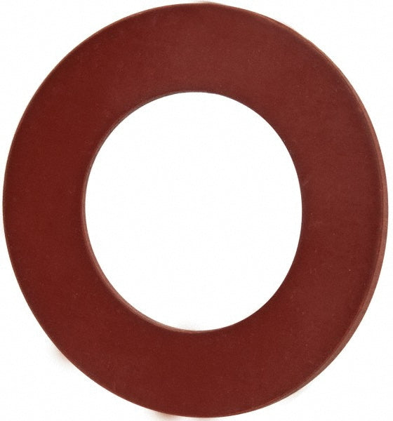 D.A.R. Industrial Prods. Inc. 31947419 Flange Gasket For 2" Pipe, 2-3/8" ID, 4-1/8" OD, 1/8" Thick, Red Rubber